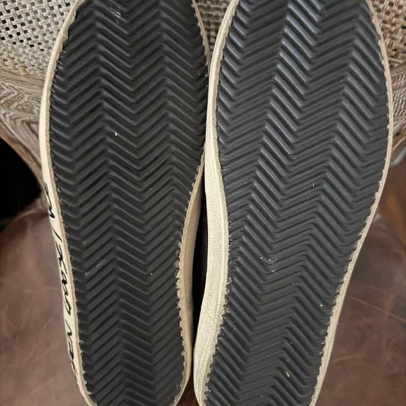 Golden Goose Superstar Black Corduroy Sneakers with Swarovski Crystals Sz 40 EUC - Picture 5 of 9